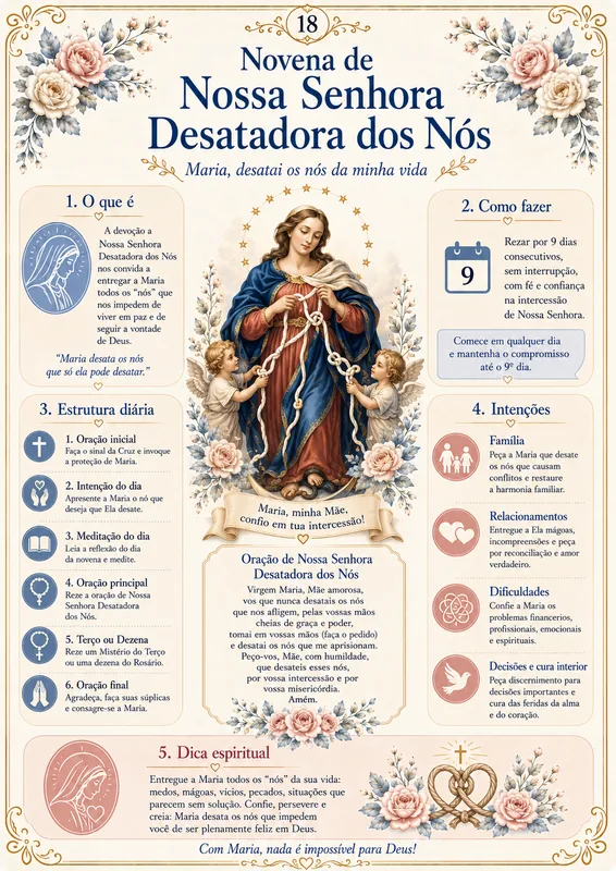 Página interna vertical da Biblioteca Visual dos Terços Católicos 8